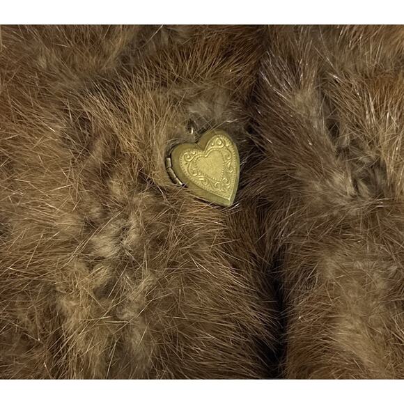 Elisaba” Real Mink Fur Artist Teddy Bear #57 by Debra – 13” Jointed Handmade - Picture 3 of 8